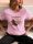Tacsis póló 21. tacskó mintás unisex, pamut rövidujjú póló - rózsaszín